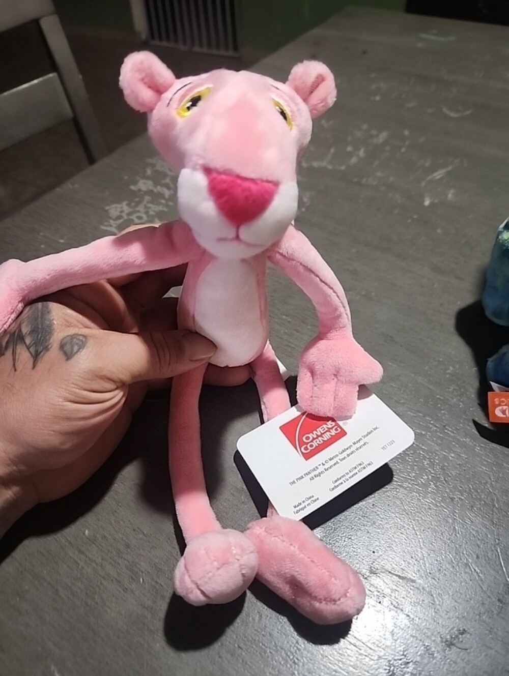 The Pink Panther Owens Corning Plush Doll With Tags VTG